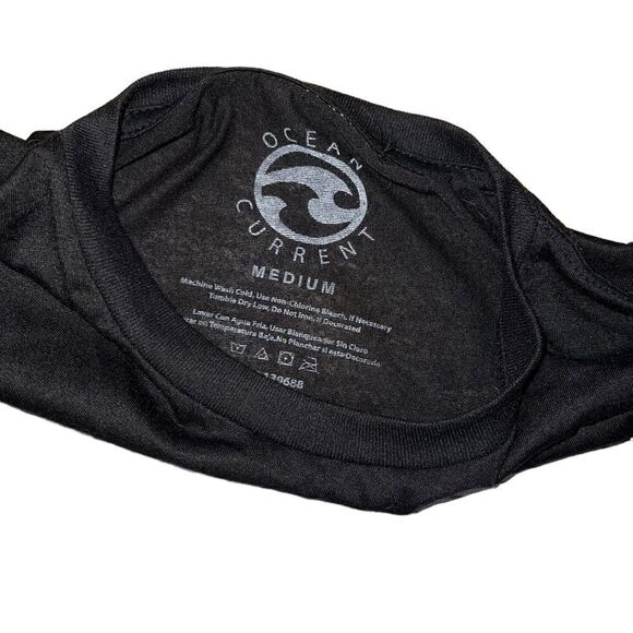 Amsterdam Black Short Sleeve Tee Shirt Size Medium - Picture 2 of 2